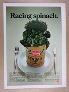 1969 Kendall GT-1 Racing Oil vintage print Ad - Picture 1 of 1