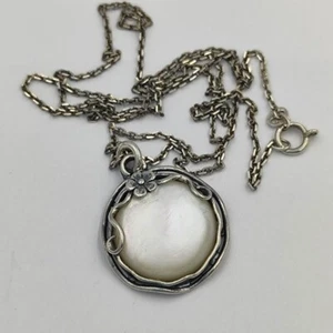 Colgante Didae Israel plata de ley 925 en cadena nácar natural 6,3 g - Imagen 1 de 6