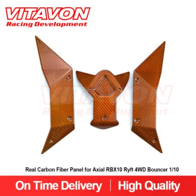 Vitavon Real Carbon Fiber Panel  for Axial RBX10 Ryft 4WD Bouncer 1/10  Orange - Image 1 of 4