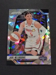JADE MELBOURNE 2024 Panini Prizm WNBA Cracked Ice Parallel 68 Washington Mystics - Picture 1 of 2