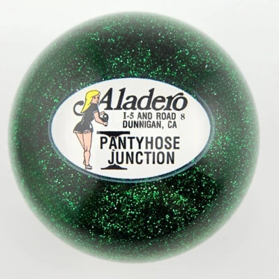 Perilla de cambio de semi camión Aladero bola de cambio estilo carretera vintage brillo verde Foto 1 de 4