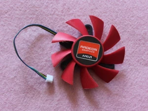 75mm ATI AMD HD7850 HD7950 Fan Replacement 47mm 4Pin FD8015U12S 12V 0.5A R108 - Picture 1 of 5