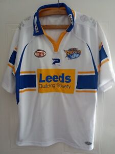 Leeds Rhinos Shirt Rugby Super  League Original Vintage Top Jersey Mens Size