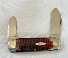 Case Elephant Toe Knife -MINT 6250 -Red Bone -Sunfish -OLD ANTIQUE 1940-1964 eb