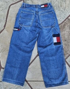 Vintage 90’s Tommy Hilfiger Carpenter Jeans Women’s Sz 8 Rare Y2K Excellent - Picture 1 of 12