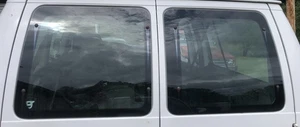 92-14 Ford Econoline Van Rear Door FIXED Windows E150 E250 E350 Glass - Picture 1 of 7