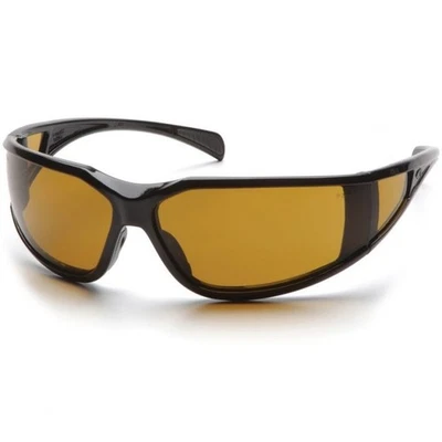 Pyramex Exeter Safety Glasses Shooter's Amber Anti-Fog Lens