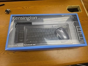 Kensington SlimBlade Media Notebook Set - Mouse, Keyboard & Numpad - New Sealed - Picture 1 of 13