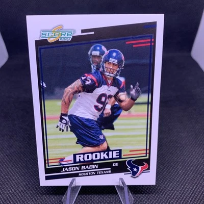 2004 Score Rookie Jason Babin #395 Rookie RC - Imagem 1 de 2