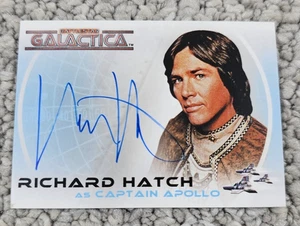 2004 Battlestar Galactica Richard Hatch Captain Apollo On Card Auto # A1 *READ - Picture 1 of 3
