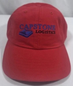 Gorra/Sombrero Capstone Logistics Bordado Rojo Ajustable  - Imagen 1 de 4