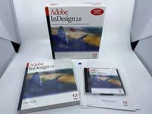 Adobe InDesign 2.0 Education Version Macintosh w/ Manuals and Original Box - Picture 1 of 10