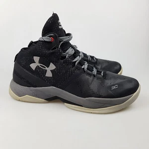 Boy's UNDER ARMOUR 'The Storm' Sz 7Y US BBall Shoes Black | 3+ Extra 10% Off - Picture 1 of 9