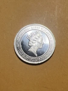 One Tenth Oz Silver Round St. Helena 999 Silver Guinea - East India Company - Picture 1 of 4