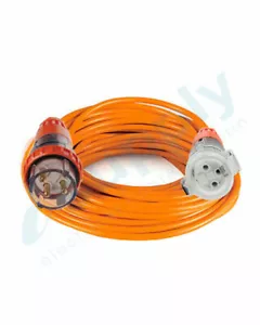 32 Amp Extension Lead: Single Phase,3 pin round 240V 10 20 30 Metres - Picture 1 of 6