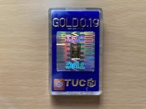 Pure gold ingot 24K 0.1g x 1 piece Tanaka Kikinzoku or Tokuriki honten - Picture 1 of 2