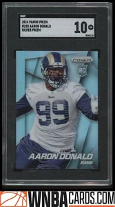 2014 Panini Prizm #228 Aaron Donald Silver Prizm SGC 10 RC - Picture 1 of 2