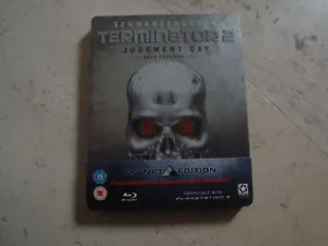 Terminator 2 Judgment Day SKYNET Blu-Ray SteelBook Arnold Schwarzenegger slipcov - Picture 1 of 8