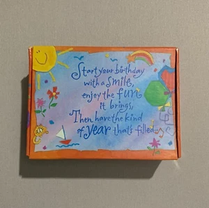 Caja de deseos musical rara vintage 1988 (cartón y papel de alta densidad) 3 x 4 pulgadas - Imagen 1 de 6