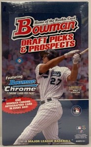 2010 BOWMAN DRAFT PICKS & PROSPECTS MLB BASEBALL HOBBY BOX 24 PACKS NEW SEALED