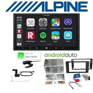 Alpine Autoradio DAB+ Android Auto Apple CarPlay für Audi A3 2003-2006 schwarz - Bild 1 von 6