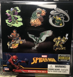 Spider-Man Sinister Six Emaille Pin Set ••Marvel D6•NEU•EE Exclusive - Bild 1 von 1