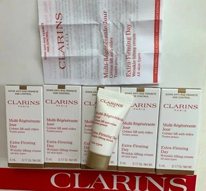 Clarins Extra-Firming Day Wrinkle Lift Cream 30ml = 5mL x 6 for All Skin Type - Picture 1 of 4