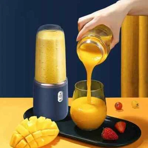 Elektrischer Saftbereiter Tragbarer Mixer Smoothie Mini Entsafter Obstmaschine 500ml - Bild 1 von 11