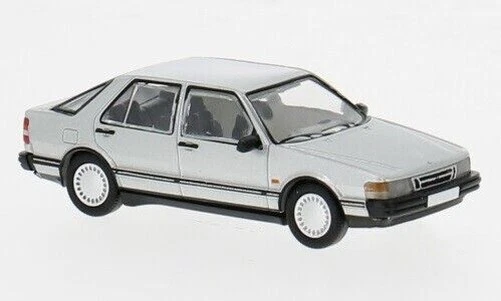 Brekina PCX870190 - 1/87 Saab 9000 Cc, Silver, 1985 - New - Image 1 of 1