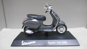 VESPA 2018 SPRINT 150 ABS GREY MOTO/BIKE 1:18 SALVAT MAISTO - Imagen 1 de 3