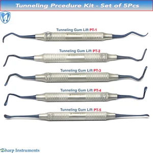 Dental Instrument Tunneling Gum Lift Kit Gum Graft Tissue Surgery Instruments CE - Bild 1 von 6