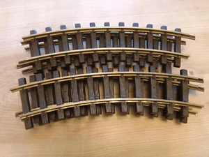 7 x Vintage Playmobil G guage Curved Railway Tracks - Picture 1 of 1