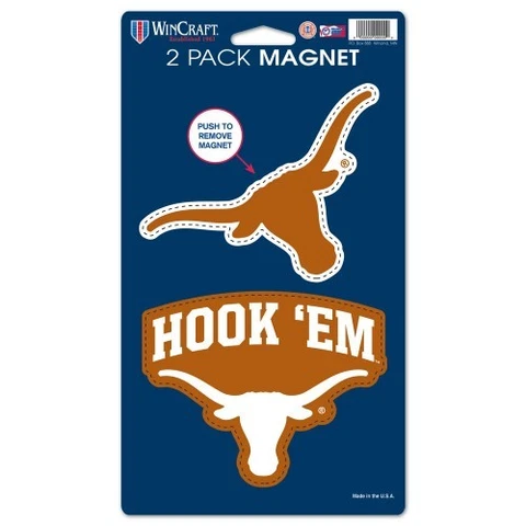 Texas Longhorns 2 Pack Magnet Cover