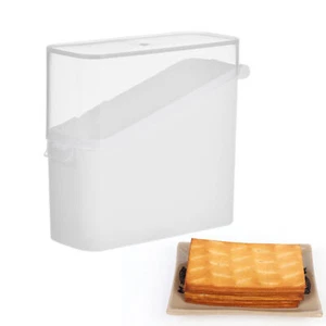 Cheese Keeper Case Airtight Food Storage Container With Lid Slice Cheese Holder - Picture 1 of 8