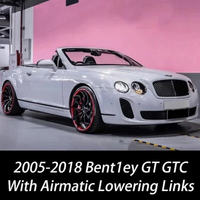 For 05-2018 Bentley Continental GT GTC Adjustable Suspension Lowering Links Rods - Image 1 of 4