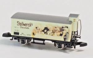 Marklin Z-scale Old ERA Refer box car Stollwerck's Chocolate, from set-no box - Picture 1 of 3