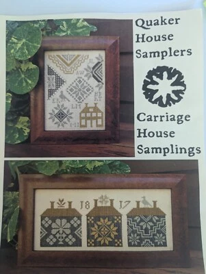 Quaker House Samplers Pattern by Carriage House Samplings ( Inc 2 pcs Material) - Image 1 of 4
