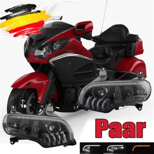 Faro LED High Low Beam Luz Cabeza GL1800 2001-2017 Honda GoldWing - Imagen 1 de 13