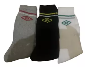 6 Pairs UMBRO Men's Official Work Liner Sports Socks Cotton Rich Adults 6-11 - Picture 1 of 1