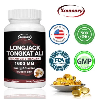 XÉMENRY Longjack Tongka - Booster De Testostérone, Énergie Et Endurance,Santé Musculaire