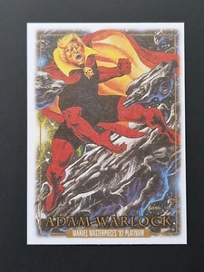 2024 Skybox Marvel Masterpieces '92 Platinum Canvas #9 APOCALYPSE Sammelkarte - Bild 1 von 2