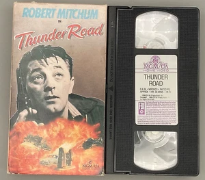 Thunder Road (1958), VHS Movie, MGM Home Video (1986), R. Mitchum CULT hit - Picture 1 of 4