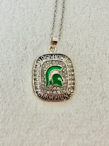 2013 Michigan State Spartans Rose Bowl Championship Pendant, Ships From US Cover