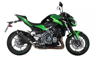 MIVV SOUND STEEL BLACK KAWASAKI Z 900 / A2 APPROVED 17-24 EXHAUST TERMINAL - Picture 1 of 2