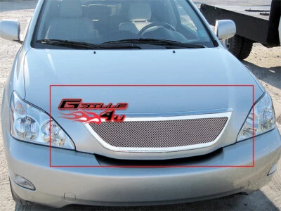 Inserto de rejilla de malla inoxidable cromada superior para Lexus RX330 2004 2005 2006 Foto 1 de 2