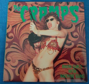 CRAMPS - BIKINI GIRLS WITH MACHINE GUNS ORIG. UK ISSUE 1990 ENIGMA - Picture 1 of 4
