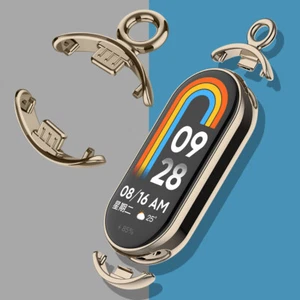 Metal Watch Strap Connectors for Mi Band 8 (2PCS Gold Connector) - Zdjęcie 1 z 9