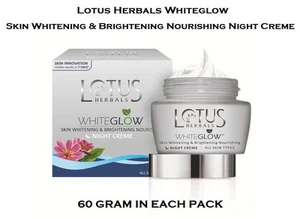 NEW LOTUS WHITEGLOW SKIN WHITENING & BRIGHTENING NOURISHING NIGHT CREME(60 GRAM) - Picture 1 of 1