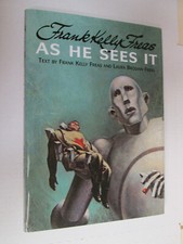 Frank Kelly Freas As He Sees It SIGNED Science Fiction ILLUSTRATED BOOK