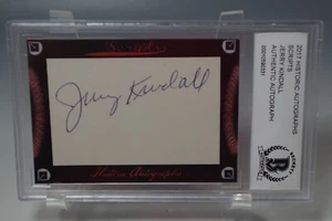 Jerry Kindall 2017 Autógrafos Históricos Guiones Auto Chicago Cubs Calificado Beckett - Imagen 1 de 3
